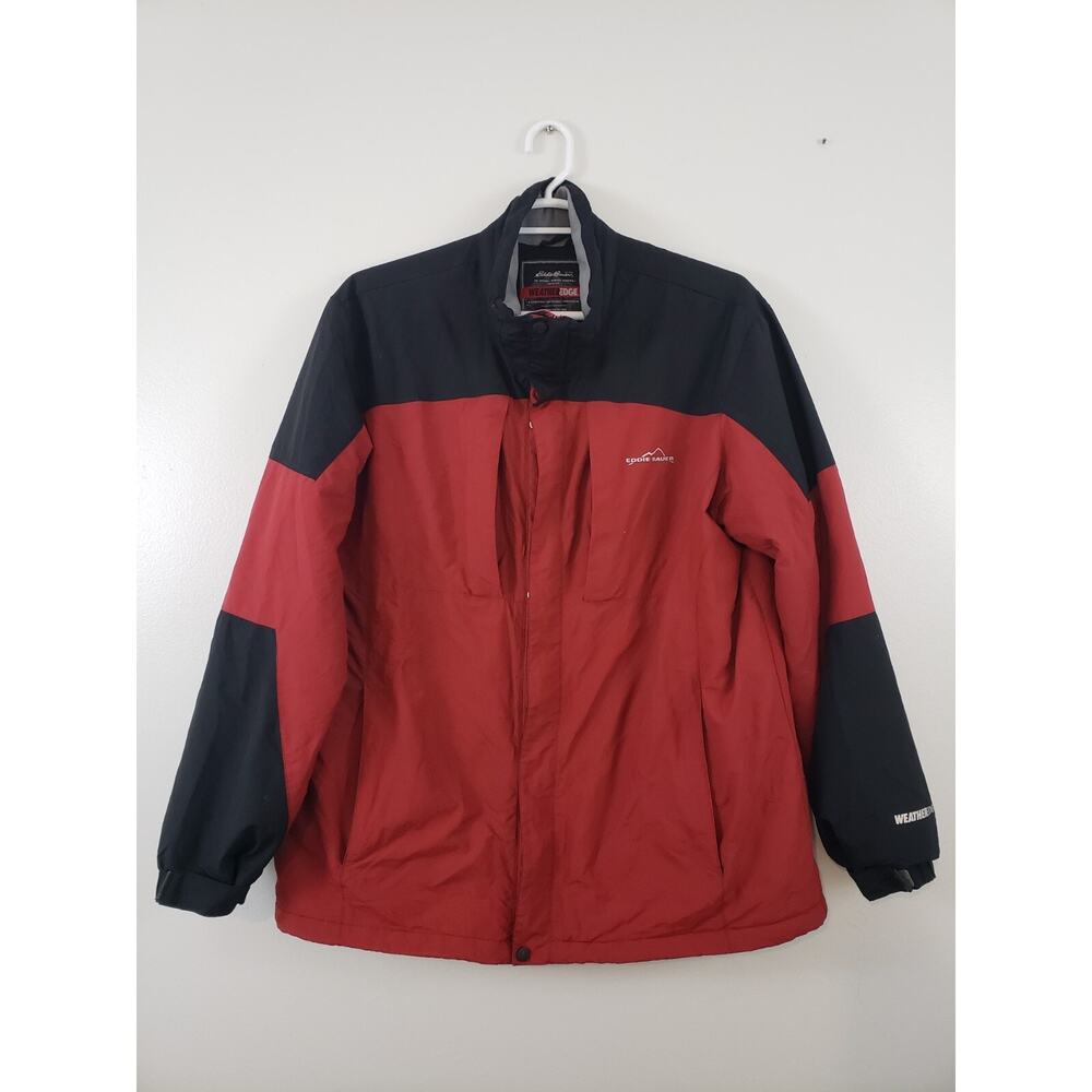 Eddie Bauer Red and Black Men's Jacket